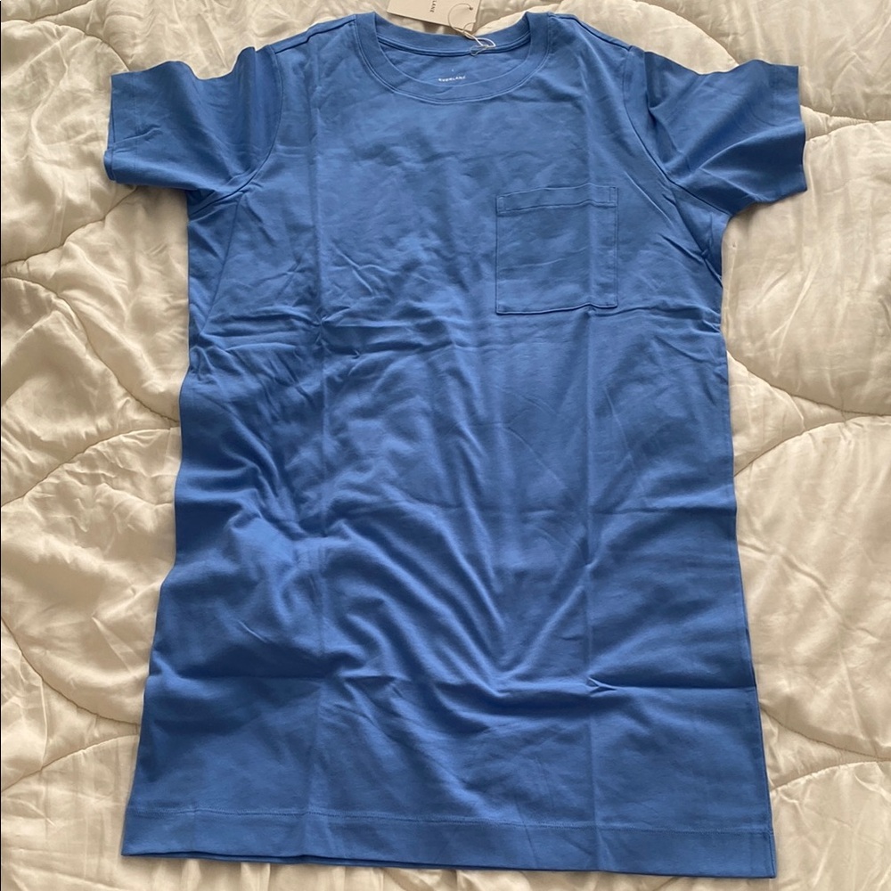 Everlane Blue Weekend Tee Dress